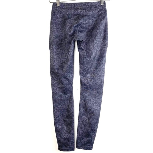 Patagonia Centered Tights Leggings Printed in Purple Gray - Picture 4 of 9